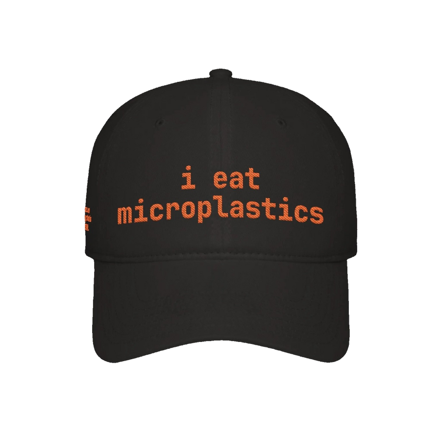microplastics baseball cap front view