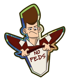 No Feds Sticker